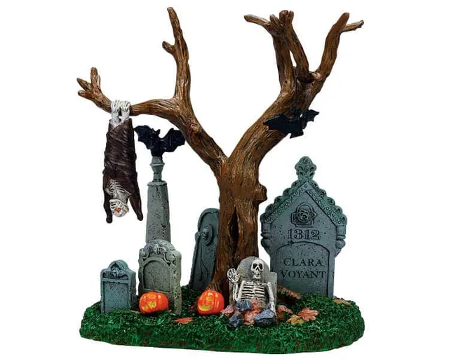 lemax-vampire-tree-arbre-hant-lumineux-spooky-town image 1
