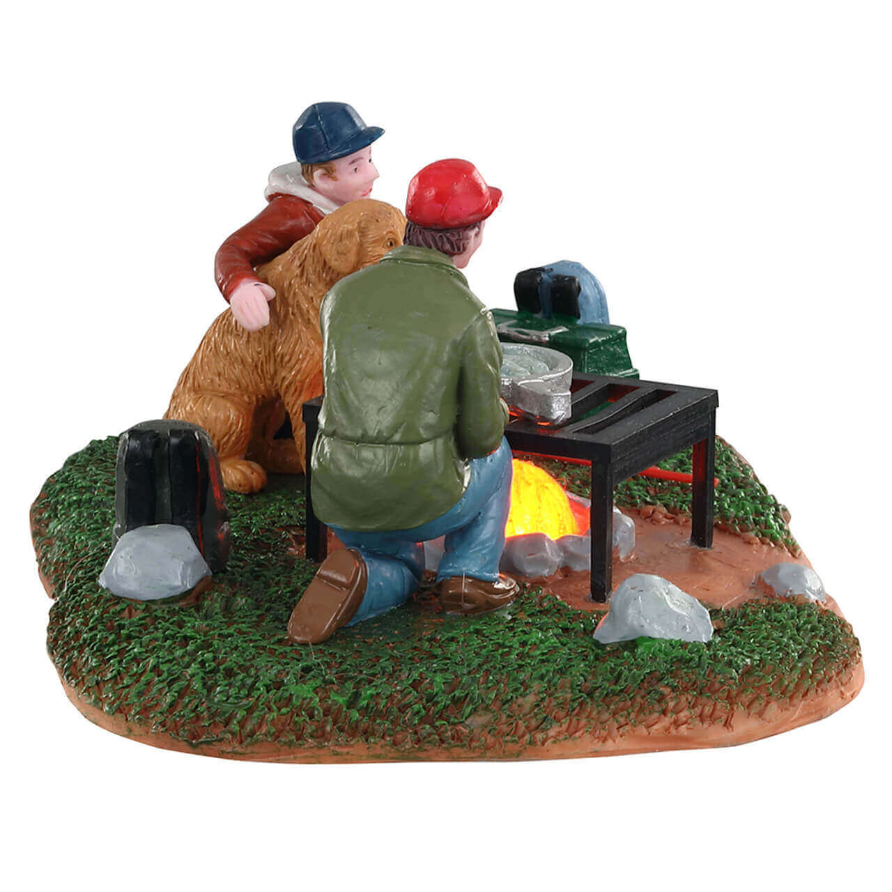 lemax-fish-fry-with-dad-sc-ne-miniature-feu-de-camp image 2