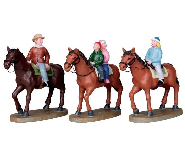lemax-horseback-family-figurine-famille-cheval-de-no-l image 1