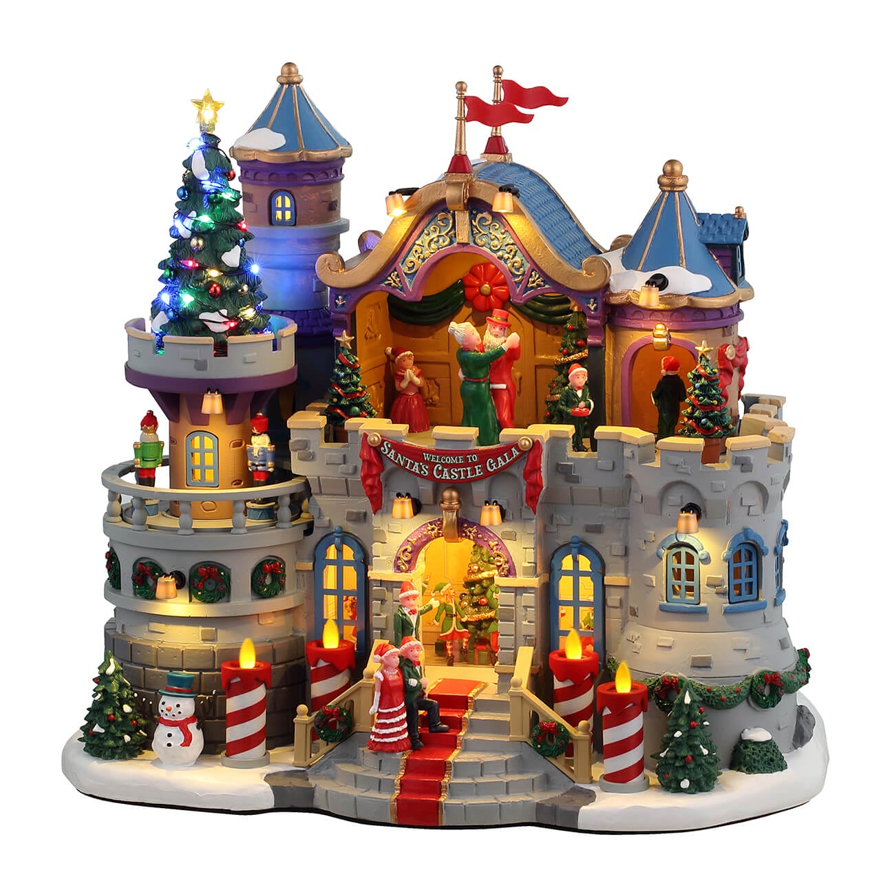 lemax-santa-s-castle-gala-ch-teau-lumineux-santa-s-wonderland image 2