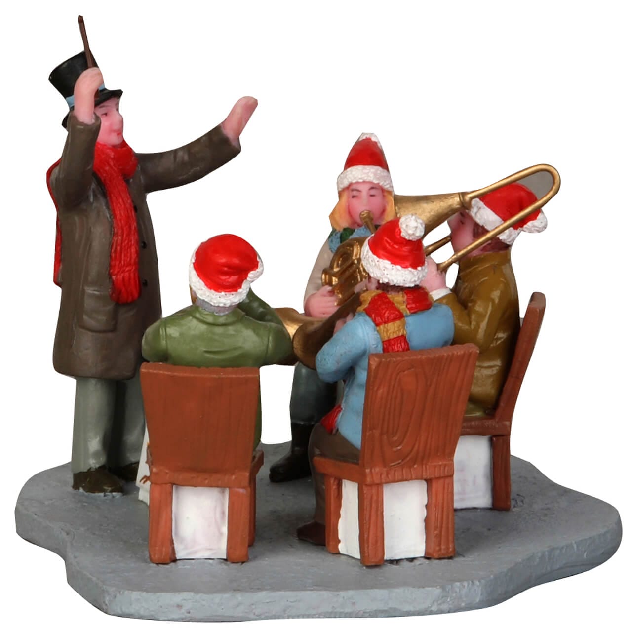 lemax-gazebo-band-figurine-orchestre-de-no-l-5-musiciens image 2