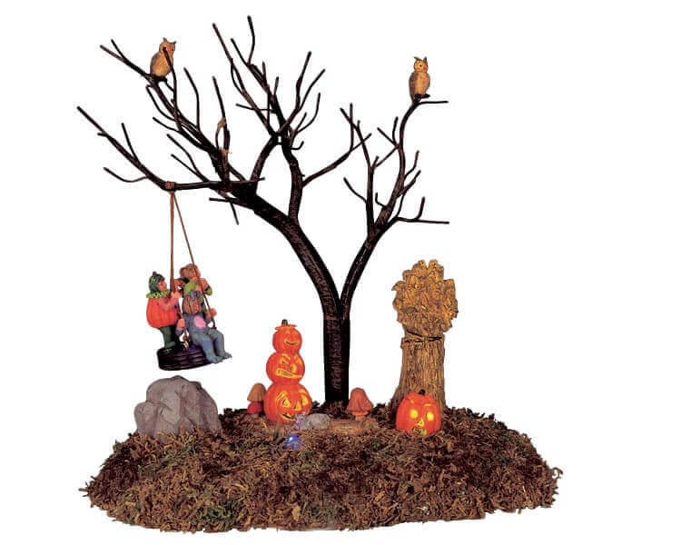 lemax-haunted-tire-swing-balan-oire-pneu-hant-e-spooky-town image 1