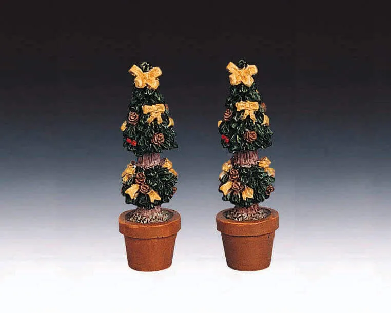 lemax-cone-shaped-topiaries-lot-de-topiaires-c-nes-de-no-l image 1