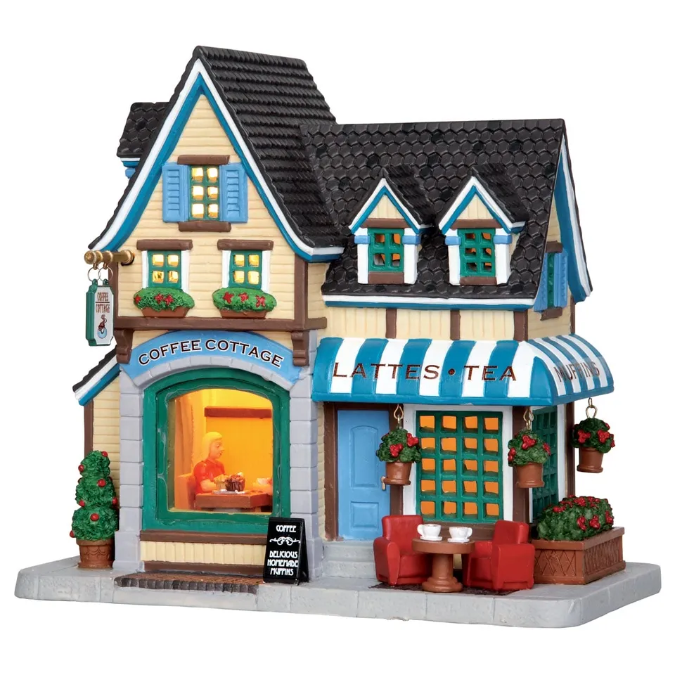 lemax-coffee-cottage-maison-miniature-lumineuse-village-de-no-l image 1