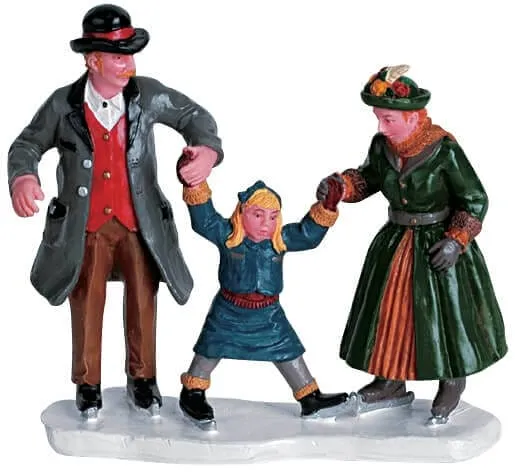 lemax-learning-to-skate-figurine-patinage-village-de-no-l image 1