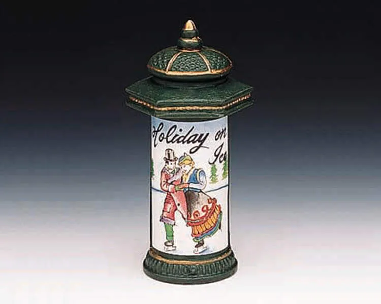 lemax-metal-kiosk-kiosque-miniature-en-m-tal-pour-village image 1