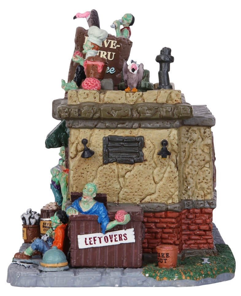 lemax-zombie-eatery-b-timent-spooky-town-miniature image 2