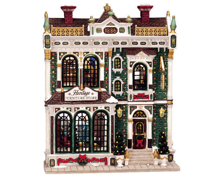 lemax-heritage-furniture-store-b-timent-miniature-lumineux-mobilier image 1