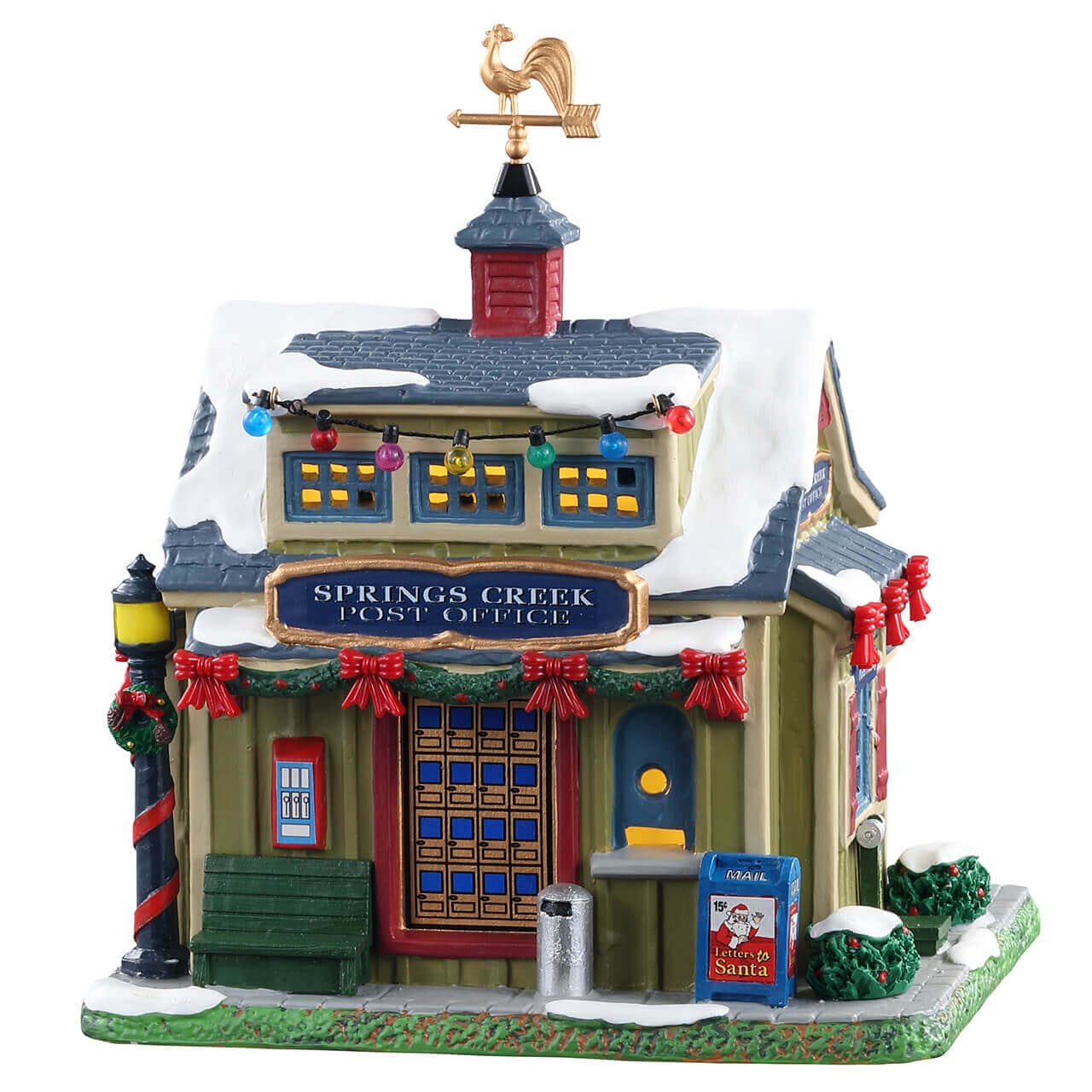 lemax-springs-creek-post-office-maison-miniature-caddington image 4