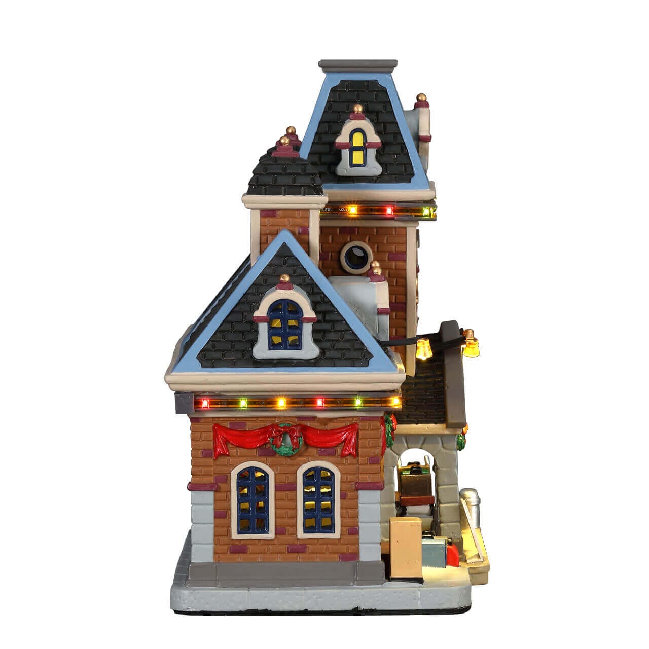 lemax-main-terminal-train-station-gare-miniature-lumineuse-caddington image 3
