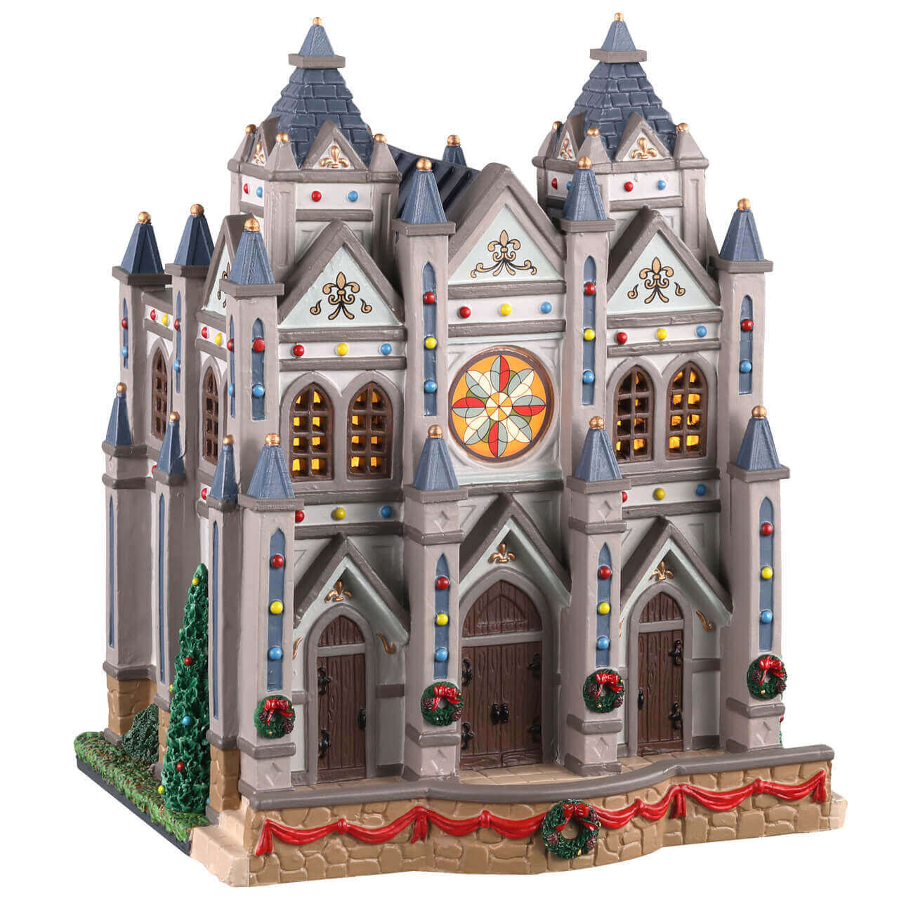 lemax-christmas-at-the-cathedral-cath-drale-miniature-lumineuse-village-de-no-l image 1