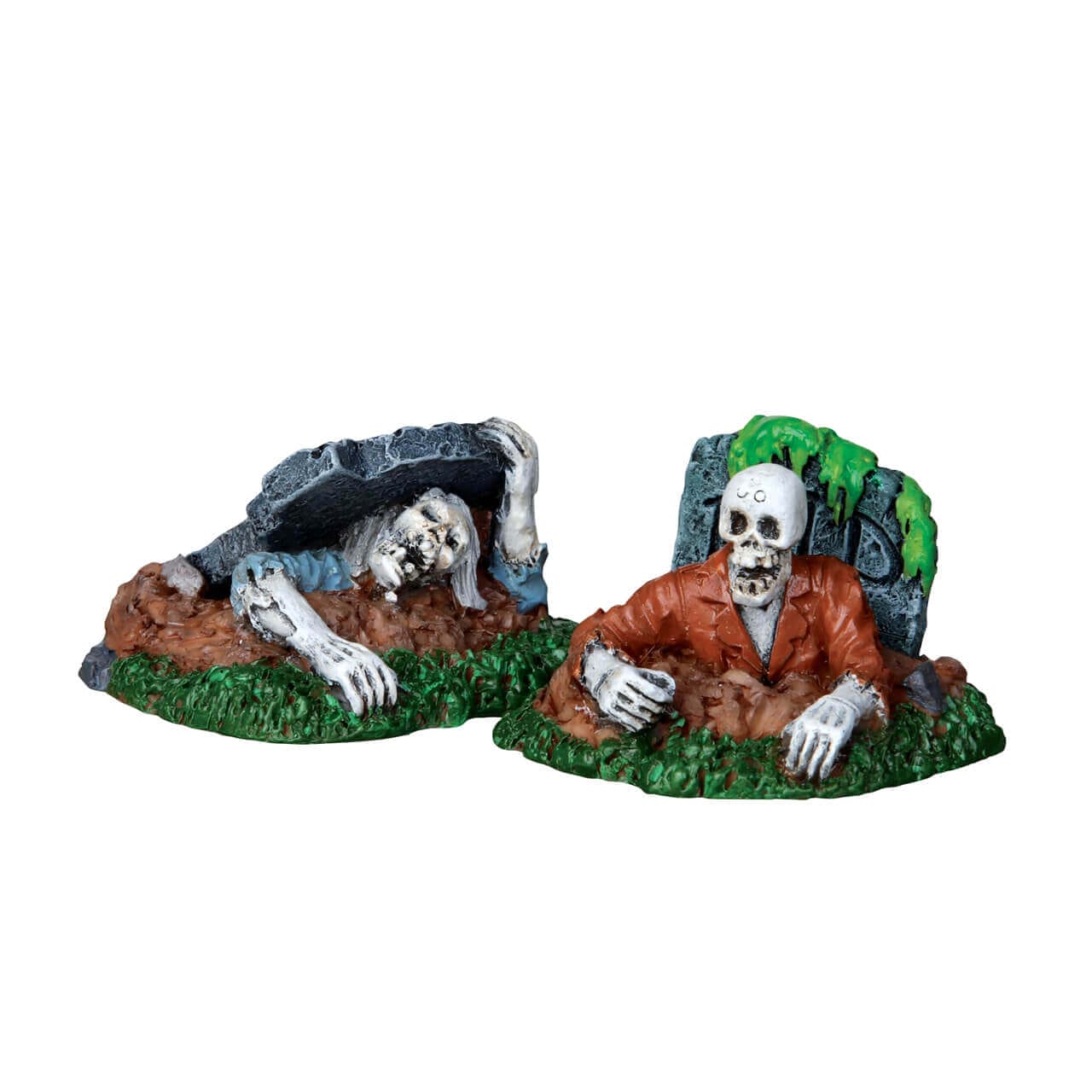 lemax-zombies-set-of-2-figurines-spooky-town-halloween image 1
