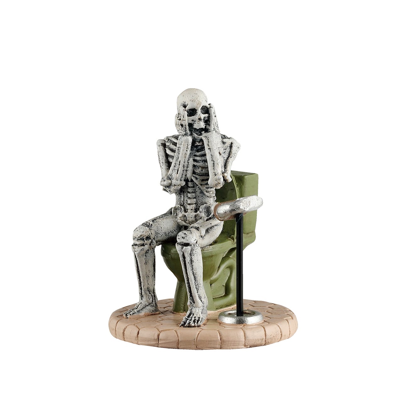 lemax-the-horror-figurine-humour-toilettes-spooky-town image 1