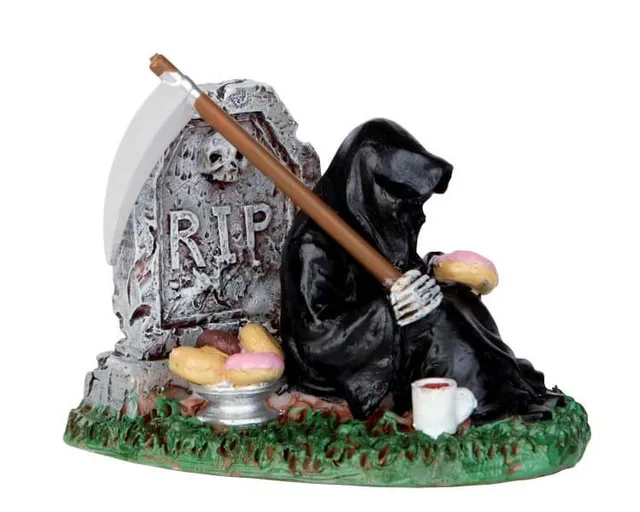 lemax-death-coffee-break-figurine-spooky-town image 1