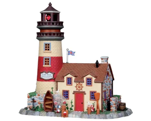 lemax-cape-hope-lighthouse-phare-miniature-lumineux image 1