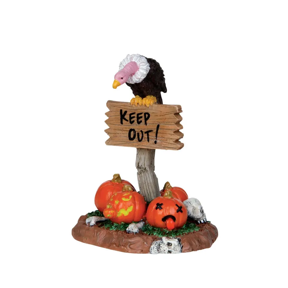 lemax-keep-out-d-cor-spooky-town-halloween image 1