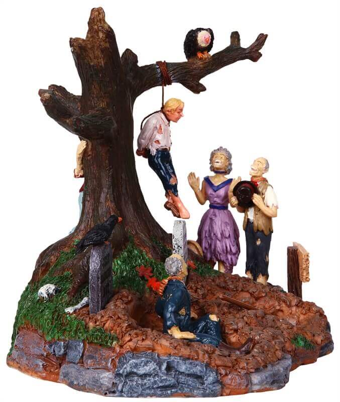 lemax-hangin-hill-d-cor-spooky-town-pour-village-d-halloween image 3