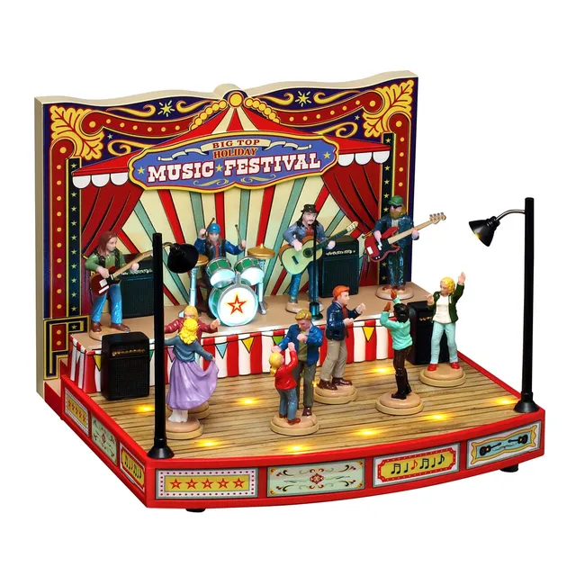 lemax-big-top-holiday-music-festival-man-ge-cirque-lumineux-anim image 1