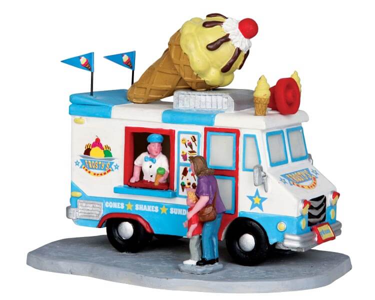 lemax-ice-cream-truck-camion-glacier-miniature-village-de-no-l image 1