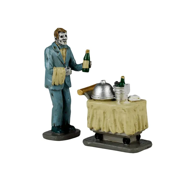 lemax-spooky-service-sc-ne-majordome-sinistre-pour-spooky-town image 1