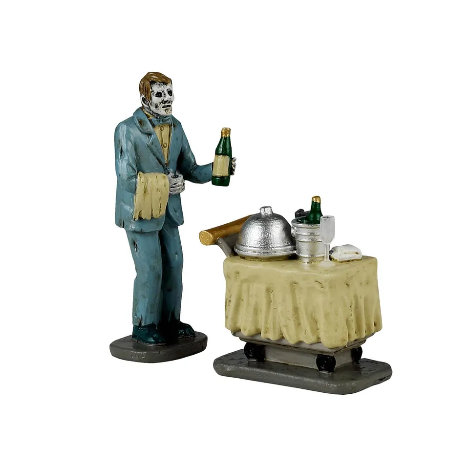 lemax-spooky-service-sc-ne-majordome-sinistre-pour-spooky-town image 1