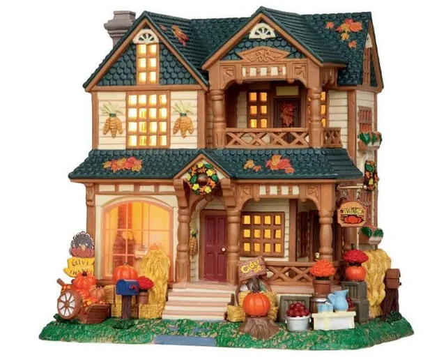 lemax-winslow-house-maison-miniature-lumineuse-de-village-de-no-l image 1