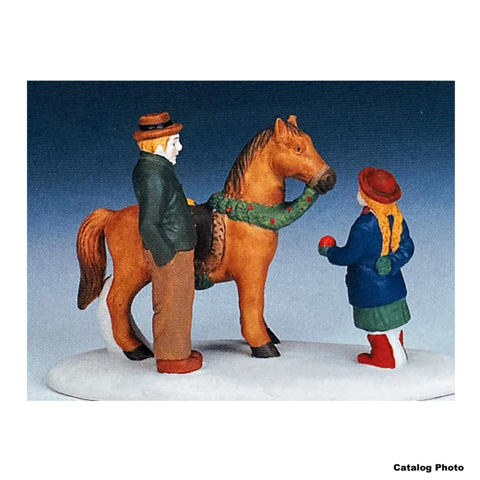 lemax-merry-christmas-mr-pony-figurine-poney-de-no-l image 1