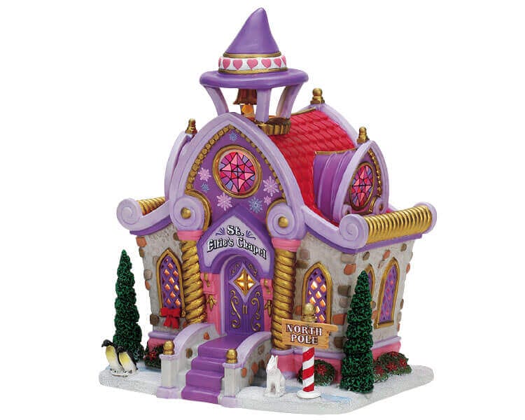 lemax-st-elfie-s-chapel-chapelle-de-village-miniature-lumineuse image 2