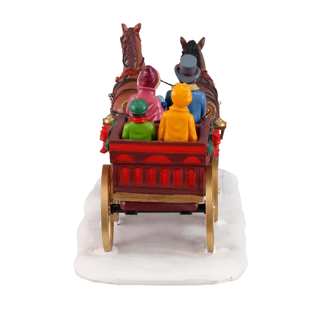 lemax-carriage-cheer-cal-che-chevaux-village-de-no-l image 3