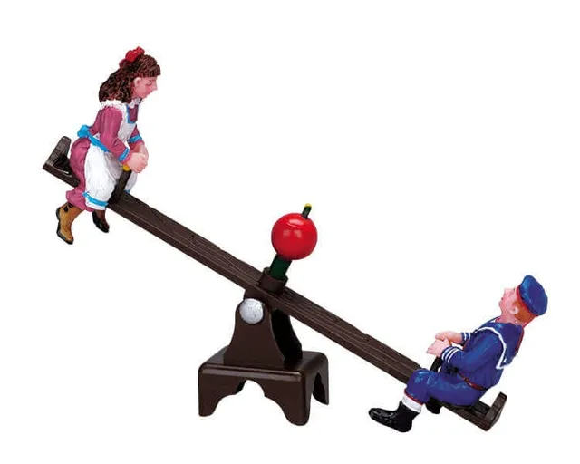 lemax-seesaw-fun-figurine-balan-oire-pour-village-miniature image 1