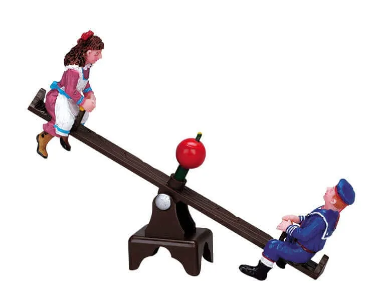 lemax-seesaw-fun-figurine-balan-oire-pour-village-miniature image 1