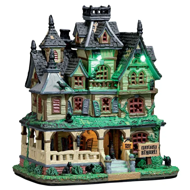 lemax-haunted-mansion-manoir-hant-lumineux-spooky-town image 1