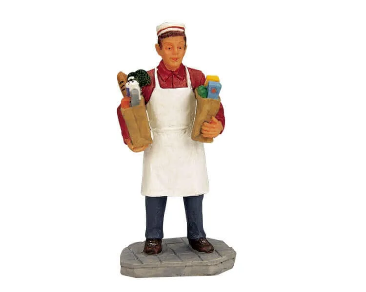 lemax-grocery-boy-figurine-village-de-no-l image 1