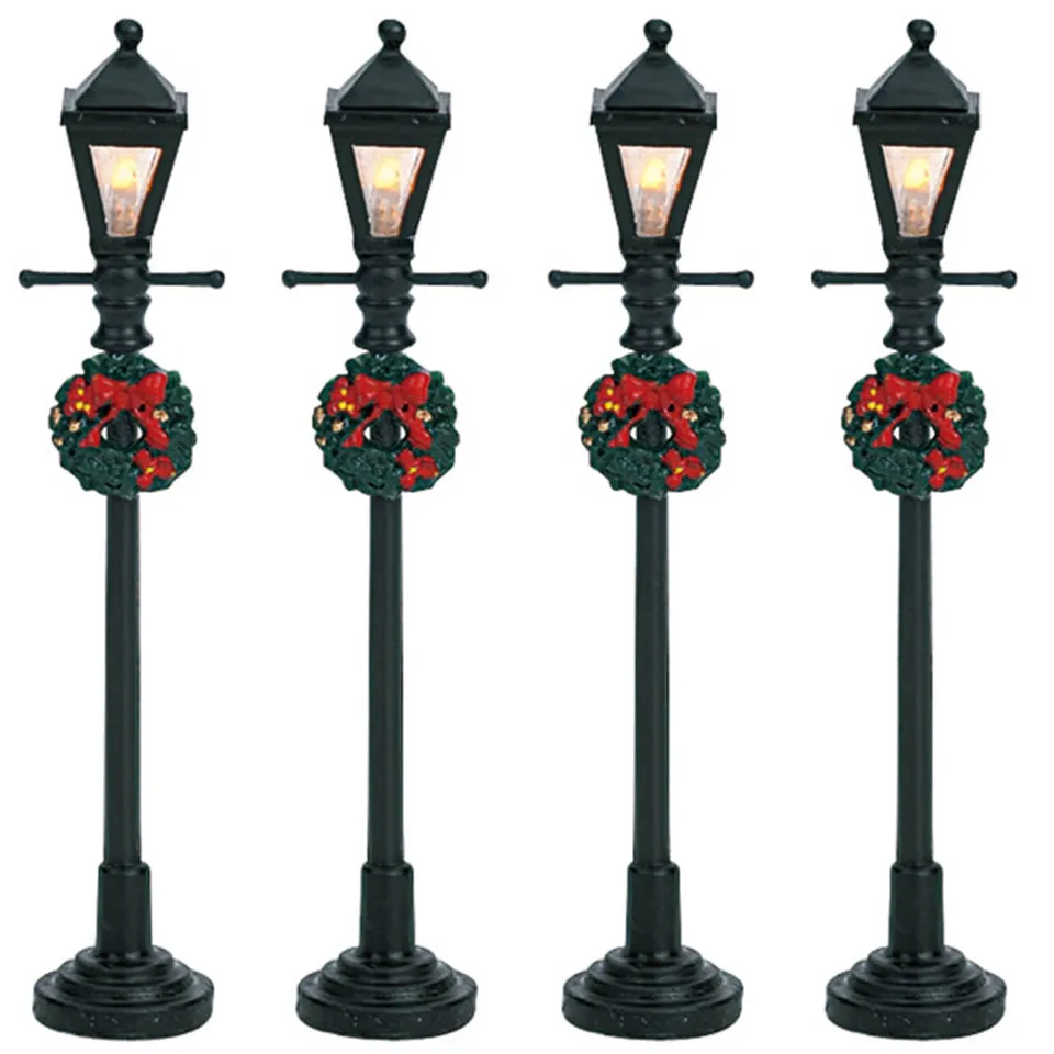 lemax-gas-lantern-street-lamp-lot-de-4-r-verb-res-lumineux image 1
