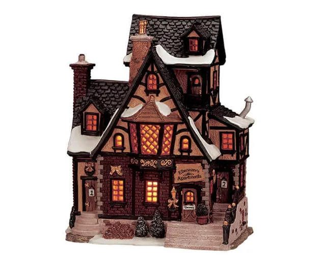 lemax-ebenezer-s-apartments-village-miniature-maison-dickens image 1