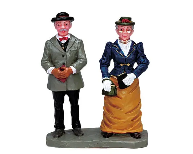 lemax-sunday-meeting-figurine-sc-ne-village-miniature image 1
