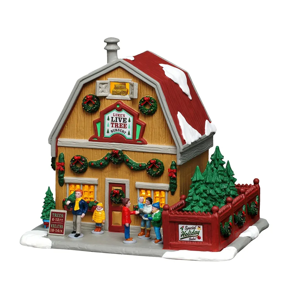 lemax-caddington-luke-s-live-tree-nursery-p-pini-re-sapins-de-no-l-miniature image 1