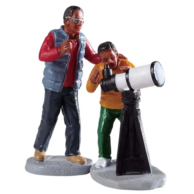 lemax-stargazing-figurine-village-miniature-lumineux image 1