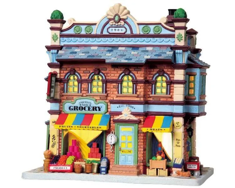 lemax-anderson-family-grocery-store-picerie-village-de-no-l-miniature image 1