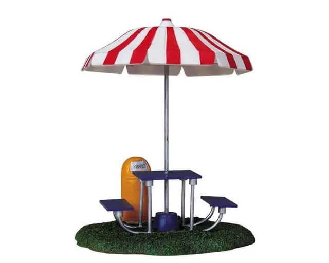 lemax-picnic-table-table-de-pique-nique-miniature-village-de-no-l-2 image 1