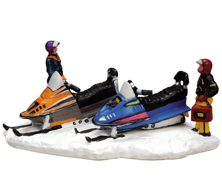 lemax-heading-for-trail-figurine-randonn-e-village-de-no-l image 1