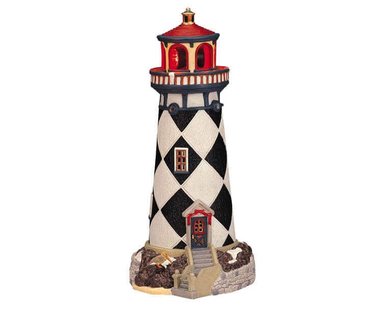 lemax-craggy-point-lighthouse-phare-miniature-village-de-no-l-lumineux image 2