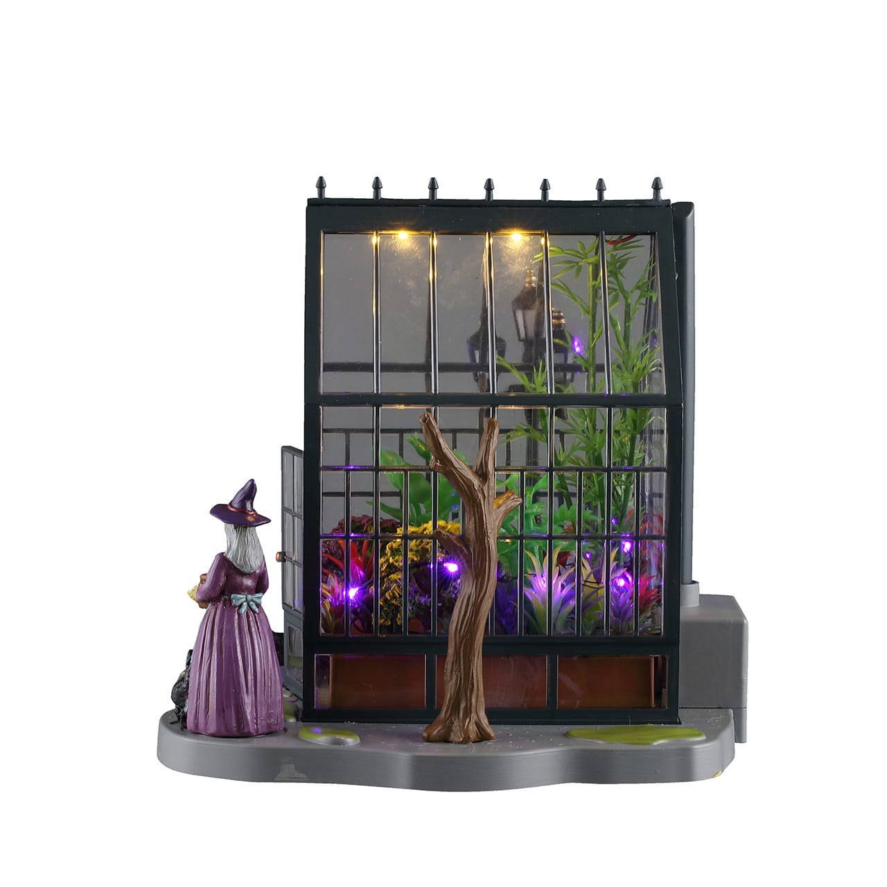 lemax-agatha-s-greenhouse-b-timent-miniature-lumineux-spooky-town image 3