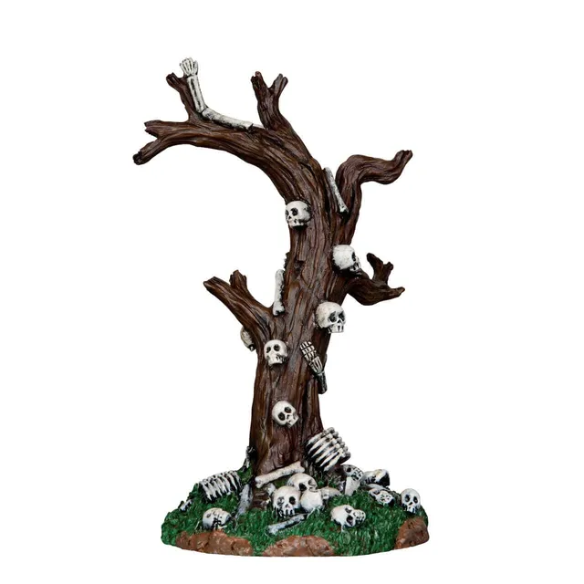 lemax-skeleton-tree-arbre-squelette-miniature-spooky-town image 1