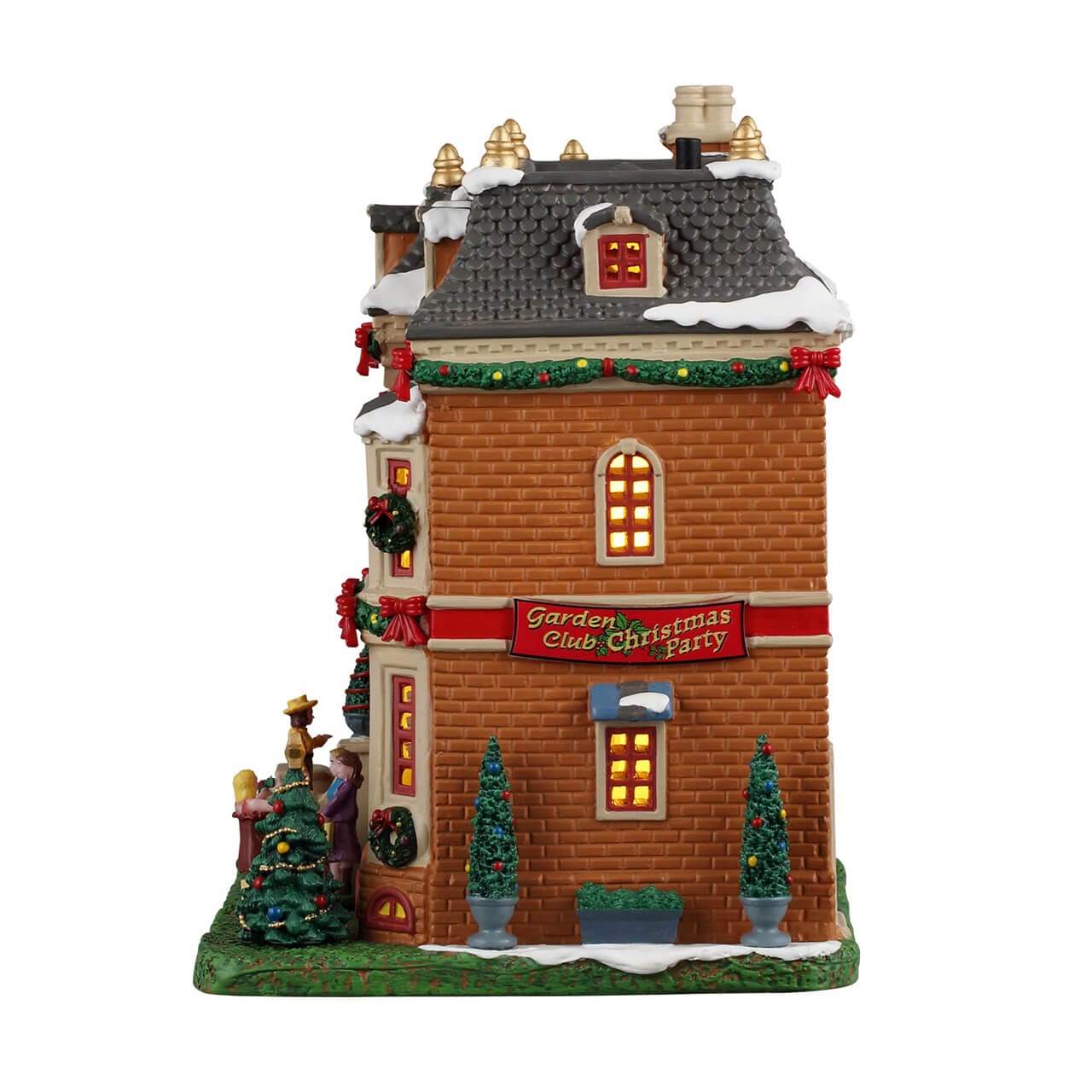 lemax-garden-club-christmas-party-b-timent-caddington-lumineux image 3