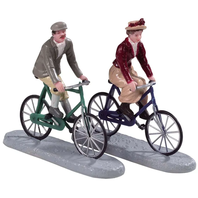 lemax-bike-ride-date-figurine-village-de-no-l-caddington image 1