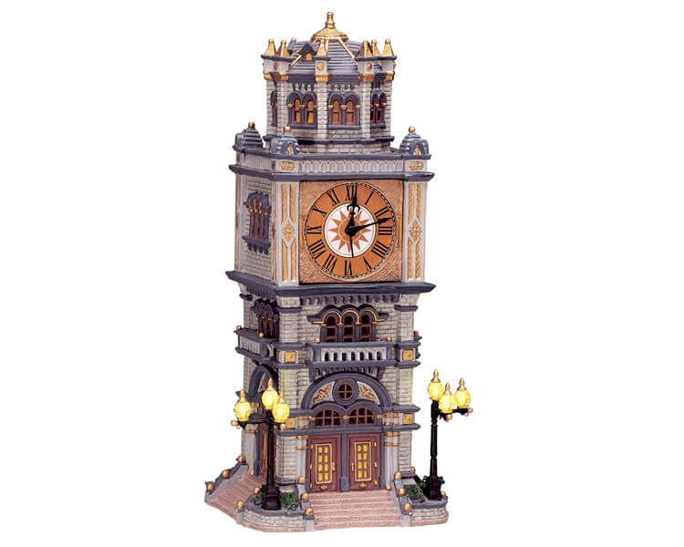 lemax-east-township-clock-tower-tour-horloge-miniature-village image 1