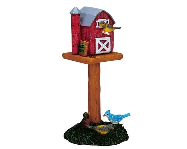 lemax-barn-birdhouse-nichoir-grange-village-miniature image 1