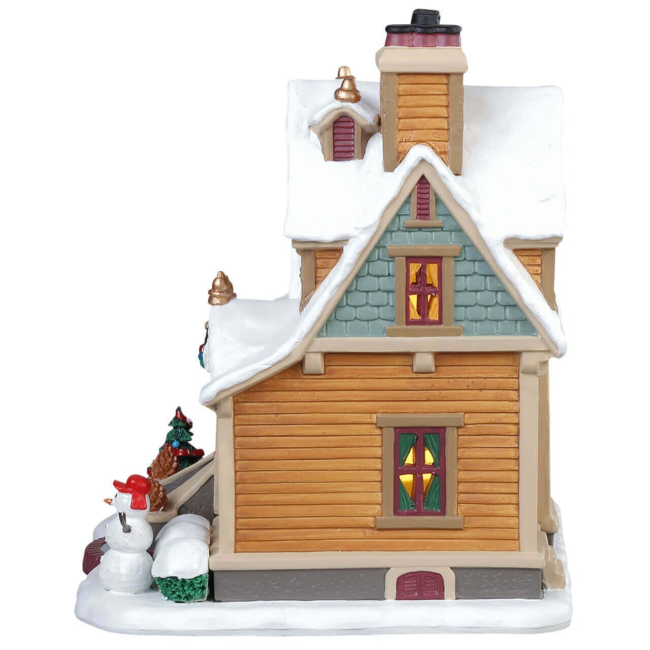 lemax-wilson-residence-maison-de-village-de-no-l-miniature-lumineuse image 2