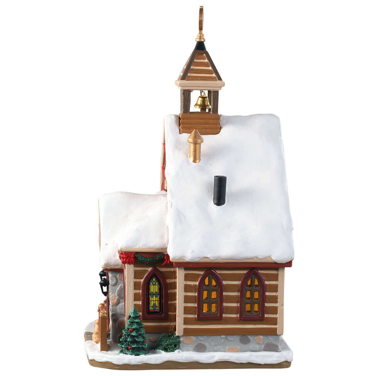 lemax-pinewood-springs-chapel-chapelle-lumineuse-village-de-no-l image 2